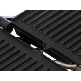 Argon Parrilla Doble Presión de Acero Negra 1500W, 35.4x10x28 cm, para Uso Doméstico (4 Unidades)