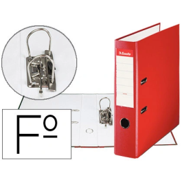 Esselte Archivador de Palanca Folio Lomo 75 mm Rado Rojo Carton Forrado PVC Alta Calidad 285x350 mm Precio: 3.50000002. SKU: B15FXCXMP2