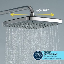 GROHE 26986001 Columna de Ducha Vitalio Comfort 250 con Desviador Manual Ahorro de Agua Cromo
