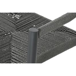 Sofa Terraza Y Jardin DKD Home Decor Negro Gris Oscuro 55 x 76 x 131 cm Sofa Terraza Y Jardin DKD Home Decor Negro Gris Oscuro 55 x 76 x 131 cm