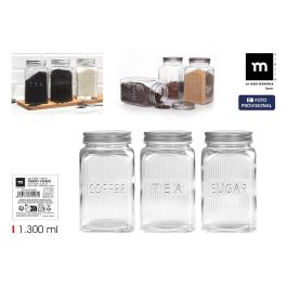 Inde Tarro Vidrio T/Metal 1300 ml 10x10x18 cm 3-Surt La Mediterrane Precio: 19.94999963. SKU: B15EL43A7W