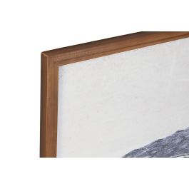 DKD Home Decor Cuadro Atlantico Set de 3 con Diseño de Ballena, Azul y Beige, 2 x 70 x 150 cm