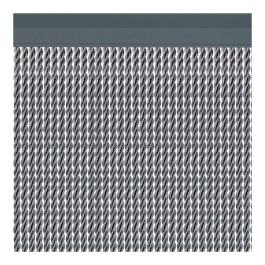 Acudam Cortina para puerta modelo Manacor color plata 90x210cm m63577, anti-insectos