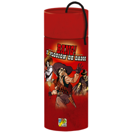 dV Giochi EEDVBD04 Bang! Explosión de Dados Juego de Dados +2 Expansiones y 4 Personajes Nuevos Español 3-8 Jugadores 8+ años