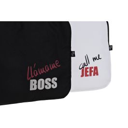 Funda Ipad Moderno DKD Home Decor Blanco Negro 2 x 28 x 36 cm (12 Unidades) Funda Ipad Moderno DKD Home Decor Blanco Negro 2 x 28 x 36 cm (12 Unidades)