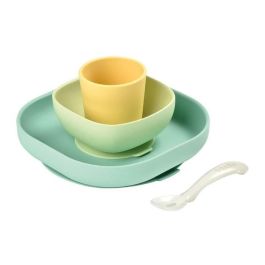 Juego de platos de ventosa de silicona BEABA de 4 piezas - Amarillo Precio: 42.95000028. SKU: B13E6N8QQW