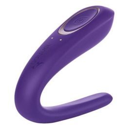 Satisfyer Double clasic morado vibrador especial parejas