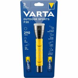 Varta VAR4008496927630 Linterna Outdoor Sports F20 290lm Resistente al agua y a los golpes 2m IPX4 Cabezal fluorescente