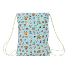 Bolsa Mochila con Cuerdas Azul 26 x 34 x 1 cm