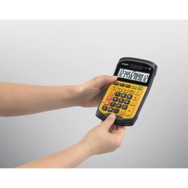 Casio Calculadora WM-320Mt 12 Dígitos, Resistente Agua y Polvo, Amarillo-Negro