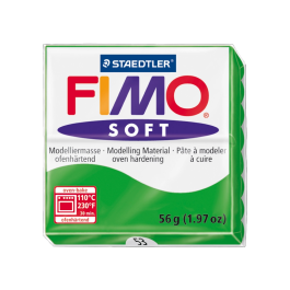 Staedtler Pasta de modelar Fimo Soft 57 gr Verde Tropical blanda y suave