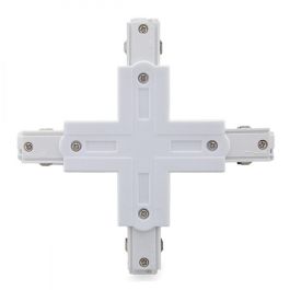 Conector + Carril Trifásico Blanco Conector + Carril Trifásico Blanco