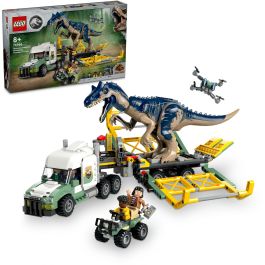 LEGO 76966 Jurassic World Dinosaurier-Missionen: Allosaurus-Transporter, Set de Construcción de Dinosaurios