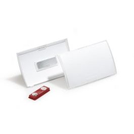 DURABLE Click Fold Placa Identificativa con Imán Polipropileno Transparente 40x75mm - 10 Unidades Precio: 57.49999981. SKU: B1G58F5VWA