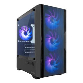 Coolbox GM220 MPFusion Caja PC Gaming Micro ATX/ITX Torre con Cristal Templado y 4 Ventiladores Preinstalados USB-C