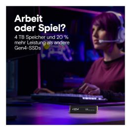 Crucial SSD M.2 1TB NVMe PCIe Gen4 con Disipador de Calor