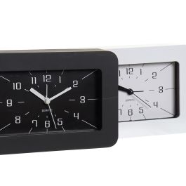 Reloj Despertador DKD Home Decor Blanco Negro 5 x 12.5 x 18 cm (4 Unidades) Reloj Despertador DKD Home Decor Blanco Negro 5 x 12.5 x 18 cm (4 Unidades)