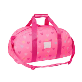Bolsa de Deporte Benetton Heart Rosa 50 x 26 x 20 cm