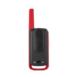 Motorola T62 Walkie Talkie Rojo, Pack de 2, Alcance 8 km, 18h Autonomía, LCD, PMR446, 59T62REDPACK