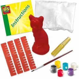 Ses Creative SES8710341012182 Kit de Moldura y Pintura de Gatos con 6 Colores - Pasatiempos Creativos