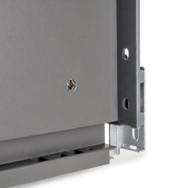 Emuca Cajón exterior Vertex con regulación 3D de altura 178mm, 40kg, espesor de tablero de 18mm, profundidad 500mm, Acero, Gris antracita