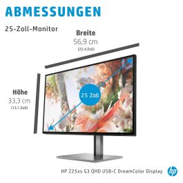 HP Z25xs G3 Monitor 25" Quad HD