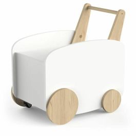 Demeyere DEM3397701638296 Carro de Almacenamiento con Ruedas FIRMIANA Estilo Escandinavo, Blanco Mate / Roble Kronberg, 49,8 x 35 x 52,5 cm Precio: 73.50000042. SKU: B1DBF7GXN4