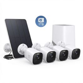 EUFY eufyCam E40 Kit de 4 Cámaras con HomeBase S380 y Panel Solar Precio: 885.5385. SKU: B1BSW66K34