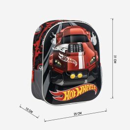 Mochila infantil 3D hot wheels 25.0 x 31.0 x 10.0 cm Mochila infantil 3D hot wheels 25.0 x 31.0 x 10.0 cm