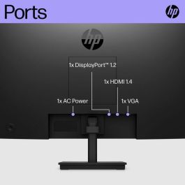 HP V24i G5 Monitor FHD de 23.8 Pulgadas (60.5 cm), Pantalla Nítida para Productividad Diaria en Oficina y Estudio, Diseño Elegante