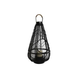 Portavela Colonial DKD Home Decor Negro 28 x 50 x 28 cm Portavela Colonial DKD Home Decor Negro 28 x 50 x 28 cm