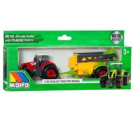 Tractor granja con remolque. escala 1:50 - modelos surtidos Tractor granja con remolque. escala 1:50 - modelos surtidos
