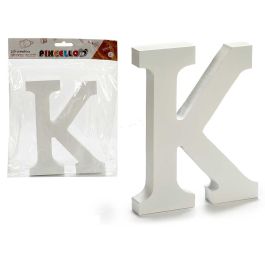 Letra K Madera Blanca 1.8x15 cm - Pincello (12 Unidades) Precio: 11.99000011. SKU: B163A7MCXQ