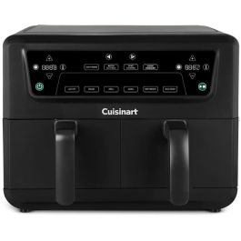 Cuisinart CUI1746233655221 Freidora de aire AFD10OBLE, capacidad 10,4 L, tanque doble, 2400 W, negra