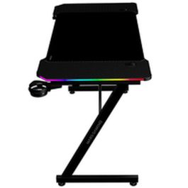 Mesa de Escritorio Gaming Mars Gaming ESCRITORIO ERGO RGB Negro 120 x 60 cm