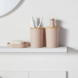 Today Juego 6 Accesorios Baño Rosa con Dispensador Jabón, Vaso, Portacepillos, Jabonera, Escobilla, Cubo TOD3574641271435 Precio: 36.49999969. SKU: B14HYABCQJ