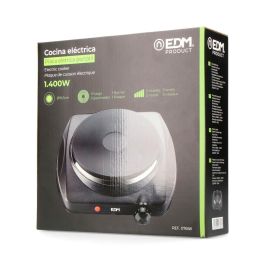 Cocina electrica negra 1400 W 1 fuego ce/a13 edm Cocina electrica negra 1400 W 1 fuego ce/a13 edm