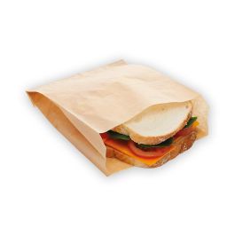 Algon Bolsas Kraft para Alimentos Reutilizables 20 Unidades 16x24 cm