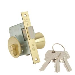 MCM Cerradura de embutir con pomo, acabado latón, referencia 1561-3-60 Precio: 49.50000011. SKU: B1E98RG4CC
