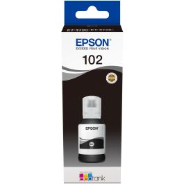 Epson Tinta Ecotank Botella Negro 102 para Et-2700, 2750, 3700, 3750, 4750 Precio: 16.50000044. SKU: S0222509