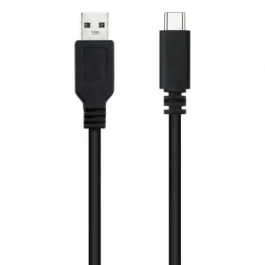 NANO CABLE 10.01.2101-L150 Cable USB 2.0 USB-C Macho a USB-A Macho 1.5M Negro 3A