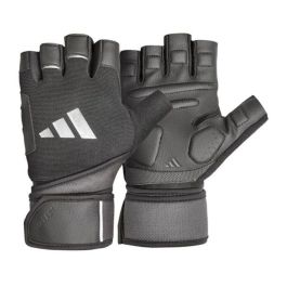 Guantes Adidas Wrist Wrap Training Blanco Negro
