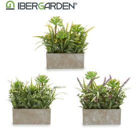 Jardin Artif Flor Maceta Rectan Cemem Surtidos Ibergarden 17X23CM (8 Unidades) Jardin Artif Flor Maceta Rectan Cemem Surtidos Ibergarden 17X23CM (8 Unidades)