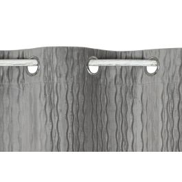 Cortina Urban DKD Home Decor Gris Claro 260 x 140 cm (2 Unidades)