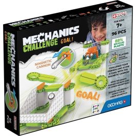 Geomag AAABS15635 - Juego de Construcción Magnético ¡Desafío Mecánico Gol! - 96 Piezas - Plástico Reciclado