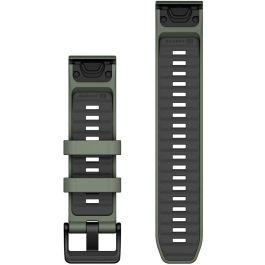Garmin Correa de repuesto QuickFit 22mm de silicona verde sauce/grafito
