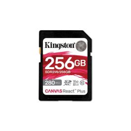 Kingston XC React+ 280R/150W Tarjeta SDXC 256GB UHS-II Velocidad Lectura 280MB/s Escritura 150MB/s V60 U3 Clase 10