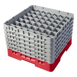 CAMBRO - 49S1114-414 - Cesta de lavado 49 comp. 6 alturas - 6 cm Ø máx. - alt. máx. 29,9 cm - 50 x 50 x 34,9 cm - Cerceta Precio: 139.49999976. SKU: B1E4LDPMG3
