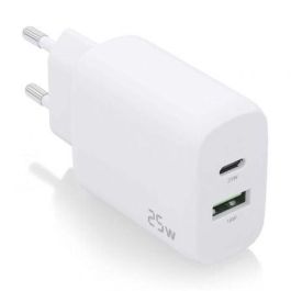 Cargador de Pared Aisens A110-0758/ 1xUSB Tipo-C/ 1xUSB/ 25W Precio: 8.68999978. SKU: B127AJQ6KP