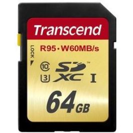 CARD Card 64GB Transcend SDXC UHS-I U3 95/60 MB/s Precio: 56.58999995. SKU: B1CADM3PAZ